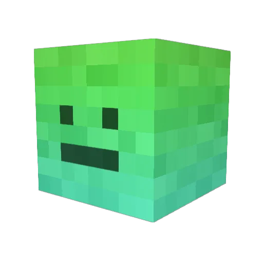 Tum024 Minecraft avatar head, 3D render