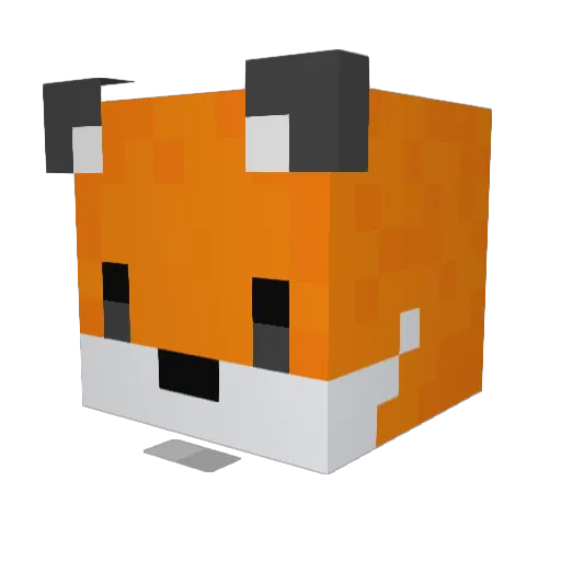 Tumainiii Minecraft avatar head, 3D render