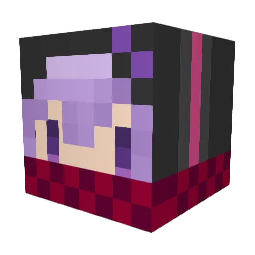 Tumizuki79tm Minecraft avatar head, 3D render
