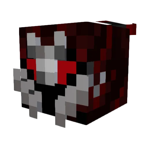 Tumpkinz Minecraft avatar head, 3D render