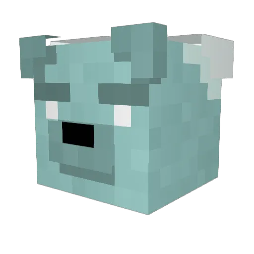 TunaBear Minecraft avatar head, 3D render