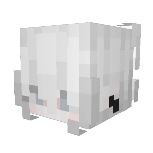 TunableWorld Minecraft avatar head, 3D render