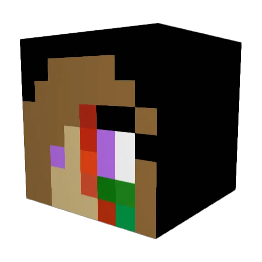 TundraCraftYT Minecraft avatar head, 3D render