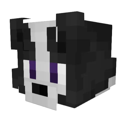 Tundraart Minecraft avatar head, 3D render