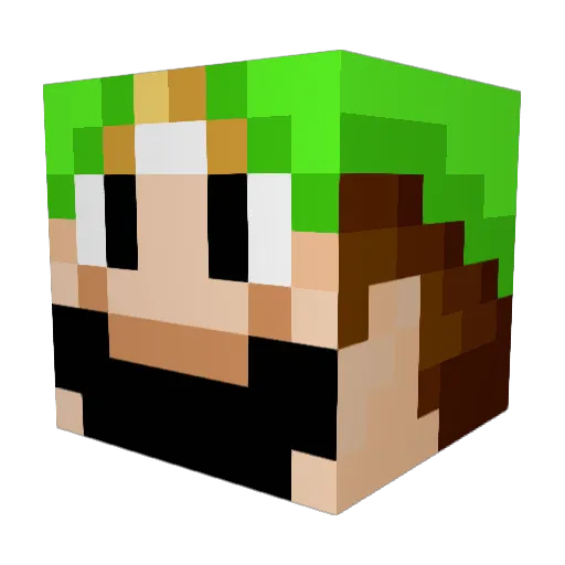 TundrusSwift Minecraft avatar head, 3D render