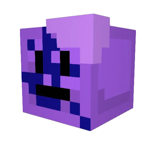 TunedGenesis Minecraft avatar head, 3D render