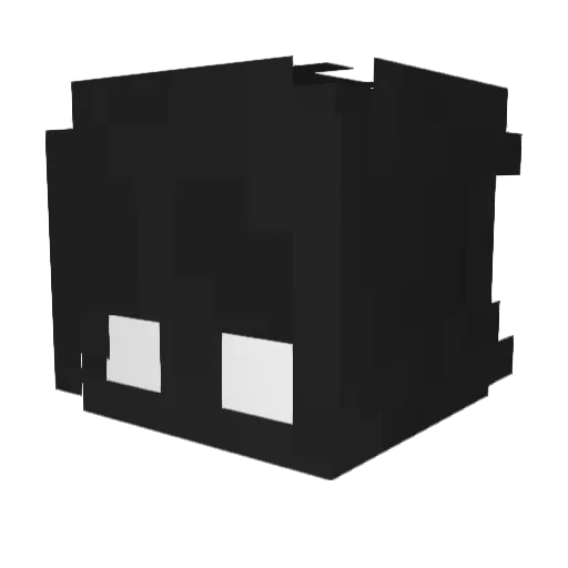 TunedSpeed Minecraft avatar head, 3D render