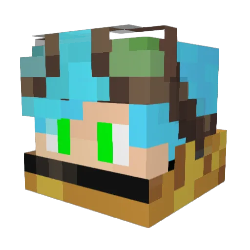 Tunerko_Sk Minecraft avatar head, 3D render