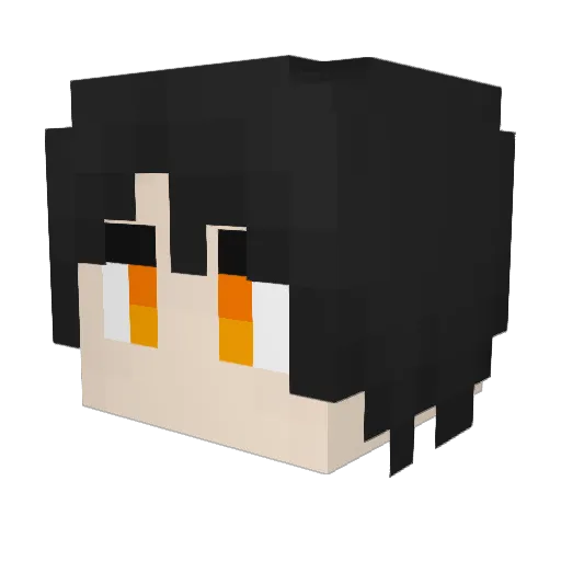 TungBoy Minecraft avatar head, 3D render