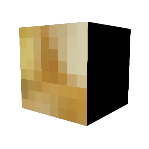 TungstenW Minecraft avatar head, 3D render