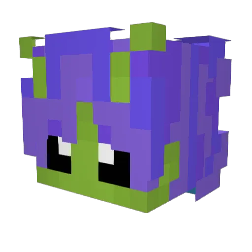 TunkaA Minecraft avatar head, 3D render