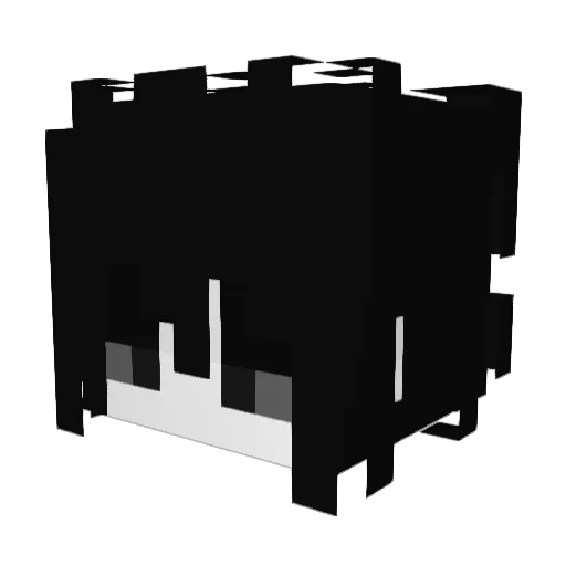 Tuo_Geng Minecraft avatar head, 3D render