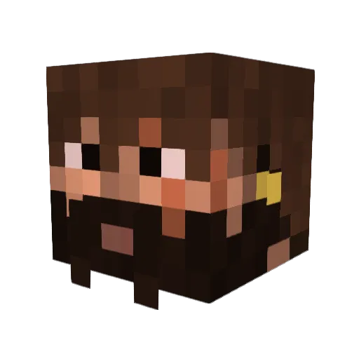 TupaEgor Minecraft avatar head, 3D render