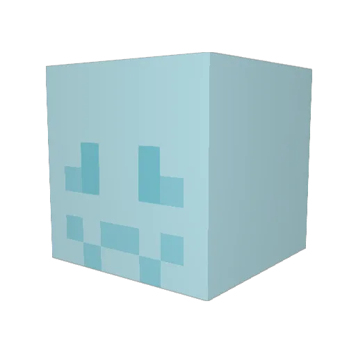 Tupl_ Minecraft avatar head, 3D render