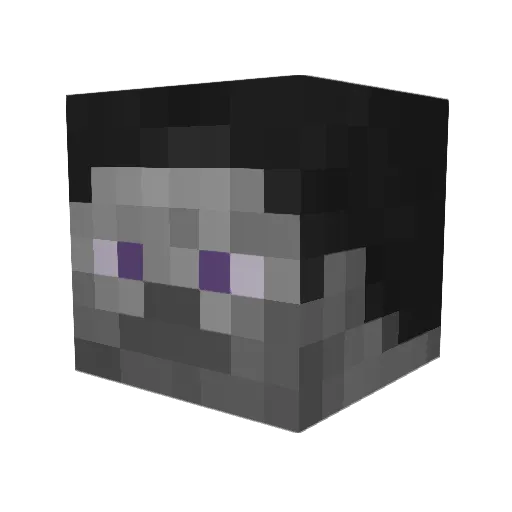 Tuplatopla Minecraft avatar head, 3D render