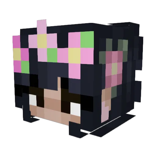 Tur_tur Minecraft avatar head, 3D render