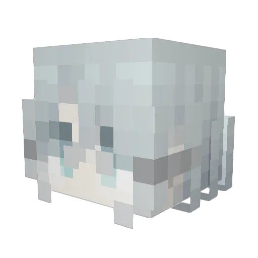 Turadh_V Minecraft avatar head, 3D render