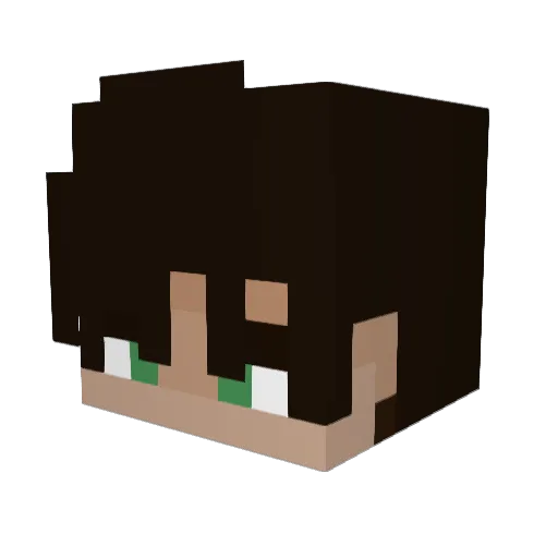 Turbinate_Comet Minecraft avatar head, 3D render