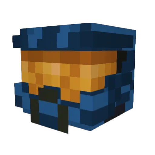 TurbineTyler Minecraft avatar head, 3D render