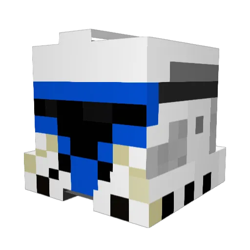 Turbo2653 Minecraft avatar head, 3D render