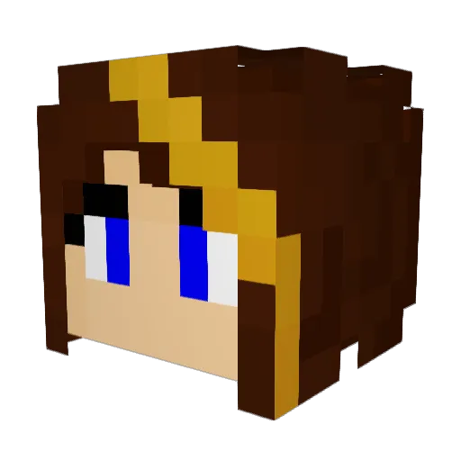 Turbo515 Minecraft avatar head, 3D render