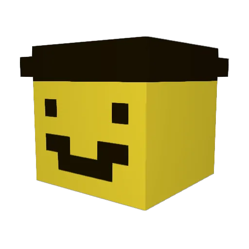 Turbo667 Minecraft avatar head, 3D render