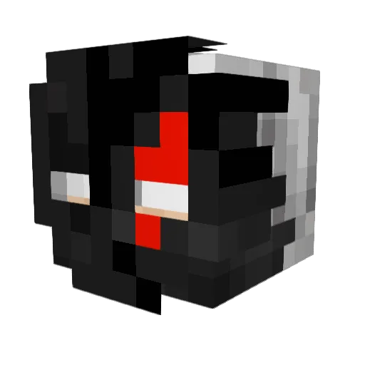 TurboCircus Minecraft avatar head, 3D render