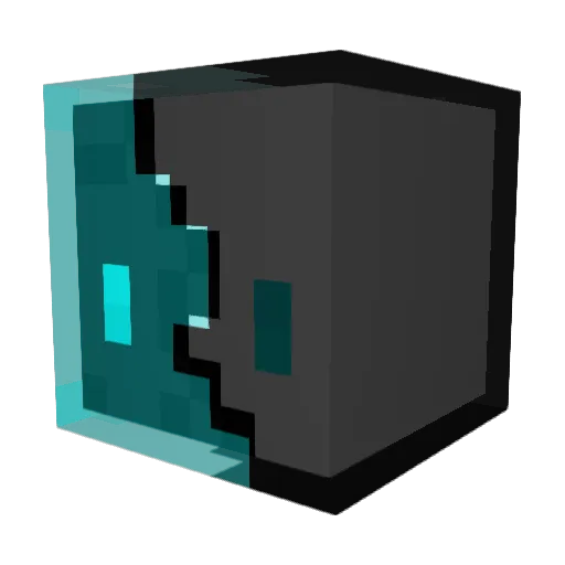 TurboDistrict Minecraft avatar head, 3D render