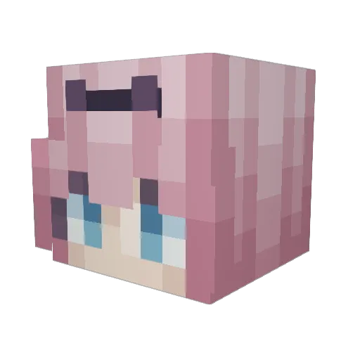 TurboGamer9001 Minecraft avatar head, 3D render
