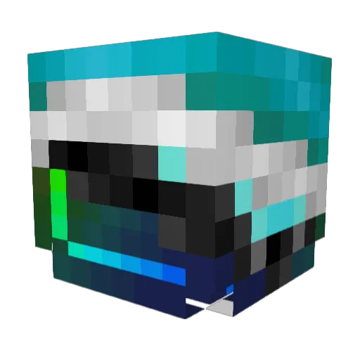 TurboSzymon Minecraft avatar head, 3D render