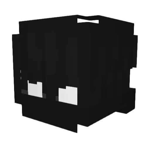 TurboTF Minecraft avatar head, 3D render