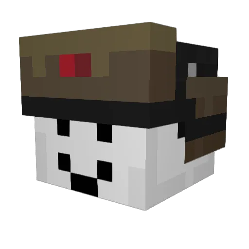 Turbo_epicguy Minecraft avatar head, 3D render