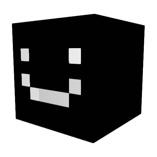 Turbofin Minecraft avatar head, 3D render