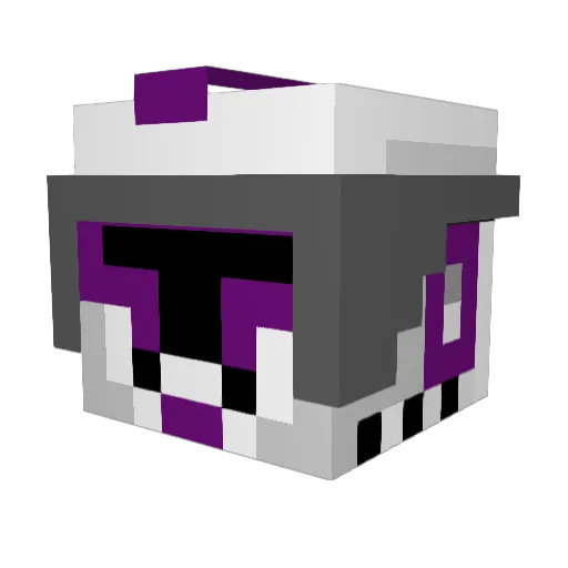Turbolaser2021 Minecraft avatar head, 3D render