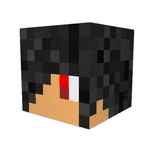 Turboman918 Minecraft avatar head, 3D render