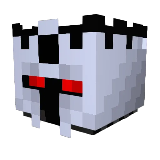 Turbotill Minecraft avatar head, 3D render