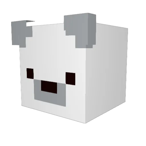 Turcoil Minecraft avatar head, 3D render