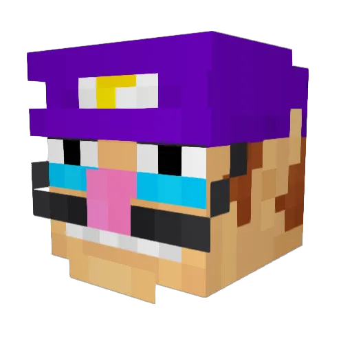 Turcsss Minecraft avatar head, 3D render