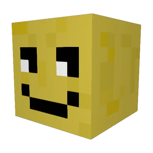 Ture2012 Minecraft avatar head, 3D render