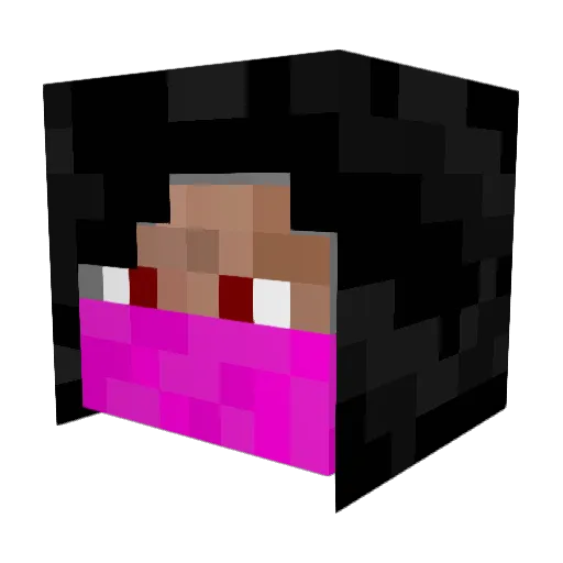 TureMightyMOG Minecraft avatar head, 3D render