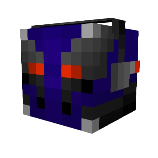Turismo_ Minecraft avatar head, 3D render