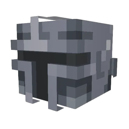 Turiuli Minecraft avatar head, 3D render