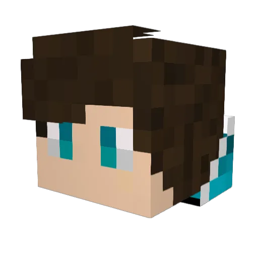 Turk_Baba4444 Minecraft avatar head, 3D render