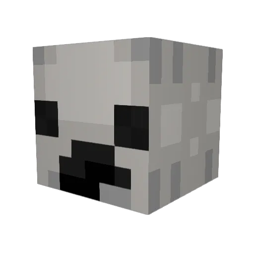 TurkeyMale54 Minecraft avatar head, 3D render