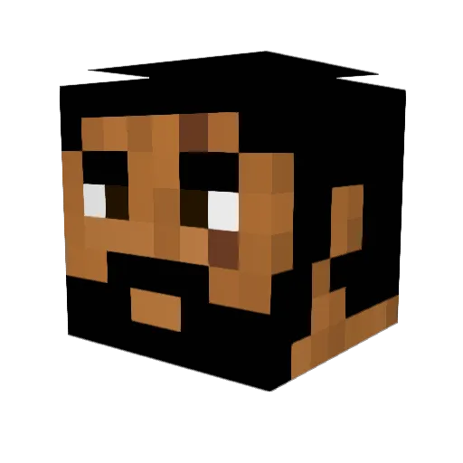TurkishKofte1 Minecraft avatar head, 3D render
