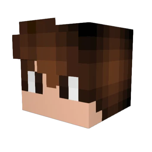 Turkmen_ Minecraft avatar head, 3D render