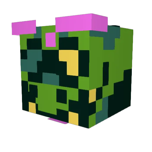 Turks4Life Minecraft avatar head, 3D render