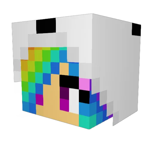 Turn_My_Swag_On Minecraft avatar head, 3D render
