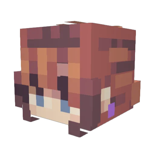 Turn_dTables Minecraft avatar head, 3D render