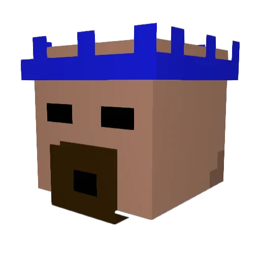 Turnip_Guy Minecraft avatar head, 3D render